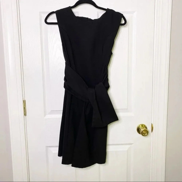 ROSIE POPE‎ MATERNITY LBD Sleeveless Sheath Dress Tie Front - Picture 1 of 6